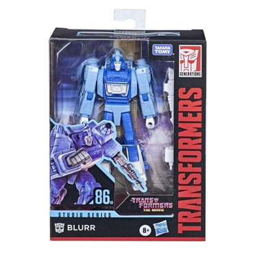 Transformers Studio Series 86-03, figurine Blurr 1986 de 11 cm du film Transformers : Le Film, classe Deluxe, dès 8 ans