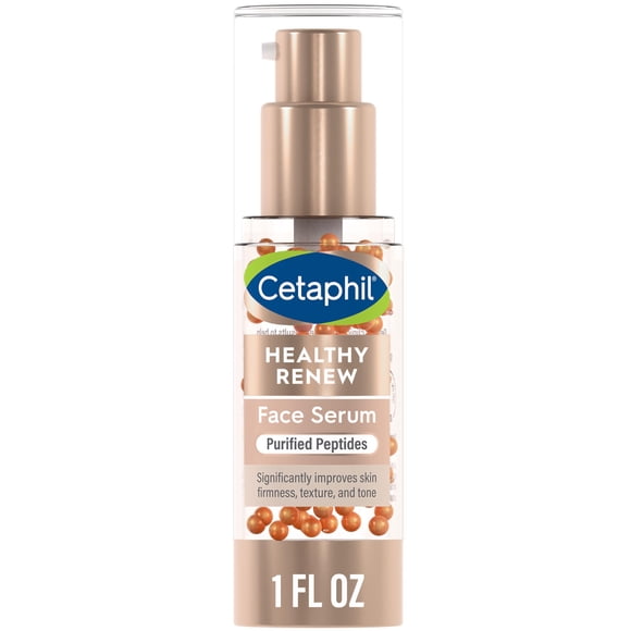 Cetaphil Healthy Renew Sérum Visage Anti-âge 1 Oz, Sérum Alternatif au Rétinol pour le Visage avec Niacinamide et Peptides, Soins de la Peau pour Peau Sensible avec Complexe de Vitamine B, Sans Parfum