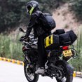 thumbnail image 2 of Motorcycle Bag Tail Bag Waterproof Large Capacity Backpack Pannier Bag Versatile Bag with straps (Black, 10L), 2 of 7