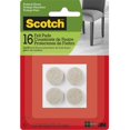 thumbnail image 1 of 3M 236640 Tampons de Feutre Ronds Scotch Beige de 0,75 Po - Lot de 16, 1 of 5