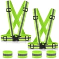 thumbnail image 1 of Safety Vest Reflective Running Gear, Adjustable Safety Vests for Men, 1 of 4