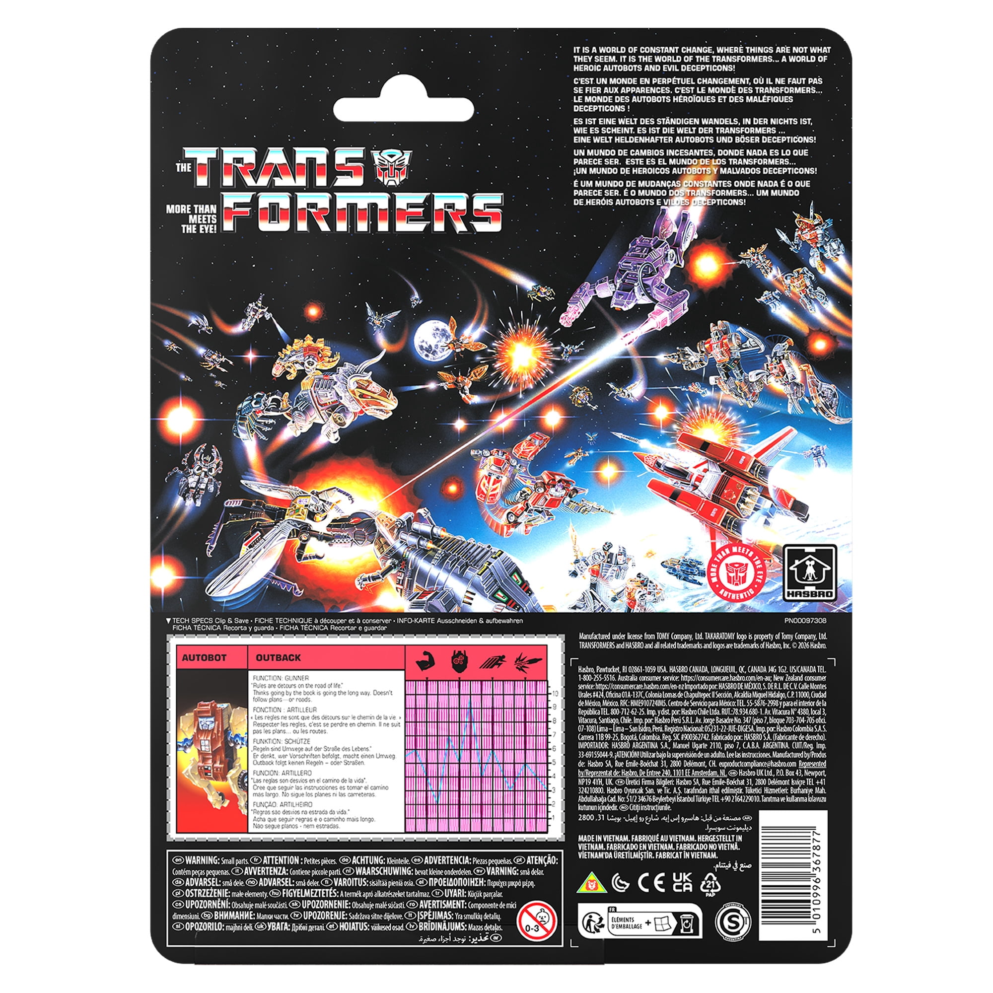 Transformers Retro Autobot Outback Action Figure