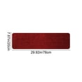 thumbnail image 3 of 7pcs Horizontal Striped Brushed Stair Mats, Household Step Mats, Absorbent Non Slip Sound Insulation Carpet, Polyester Material, Soft Touching, Wear Resistant, Easy To Clean, 3 of 7