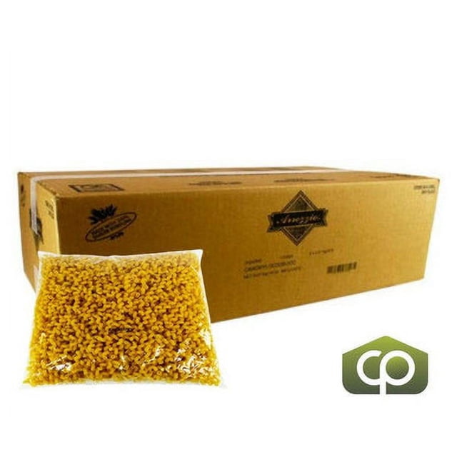 Arrezzio Classi Pâtes Cavatappi Scoobi Doo 2,27 Kg/5 Lb (4/caisse) Exposées avec un Étui Maître Ondulé et un Sac en Plastique Transparent Rempli de Pâtes en Forme de Tire-Bouchon Ambre Doré. Faites de Semoule de Blé Dur 100 %, Ces Pâtes Sont Idéales pour les Plats Cuits au four, les Salades et les casseroles. l'Emballage Comprend Quatre Sacs de 2,27 kg (5 Lb), Convient aux Cuisines Domestiques Ou Commerciales