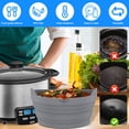 thumbnail image 4 of Slow Cooker Divider Liner for 6 QT Pot Leakproof Silicone Slow Cooker Divider Liner Reusable Heat Resistant Slow Cooker Liner Dishwasher Safe Kitchen Accessories, 4 of 9