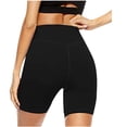 thumbnail image 3 of CEHVOM Women Solid Color Running Shorts Sport Pant Elastic Waist Workout Shorts, 3 of 6