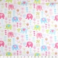 thumbnail image 4 of FABRIC CREATIONS Baby Girl Flannel Pre-Cut Fabric Pack, 4x1, 1.8 m (2 yd), 4 of 6