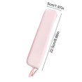 thumbnail image 2 of Pink Student Pencil Pouch Desktop Stationery Organizer Silica Gel 8.86X1.97X0.79 In Ample Storage Space Well Structured Shape Secure Zipper Closure Lightweight Portable, 2 of 7