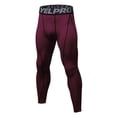 thumbnail image 1 of Pantalon de Compression pour Hommes Quatre Saisons Simple Exercice Ajusté Entraînement Physique Course Extensible Basketball Base Entraînement Pantalon D\'entraînement Physique Pantalon, 1 of 5