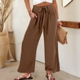 thumbnail image 1 of Wensltd Pantalon Court d'Été pour Femmes, Pantalon Droit Mince, Travail, 1 of 8