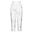 thumbnail image 3 of Birdeem Womens Summer Casual Elastic Waist Printed Cropped Pants, 3 of 5