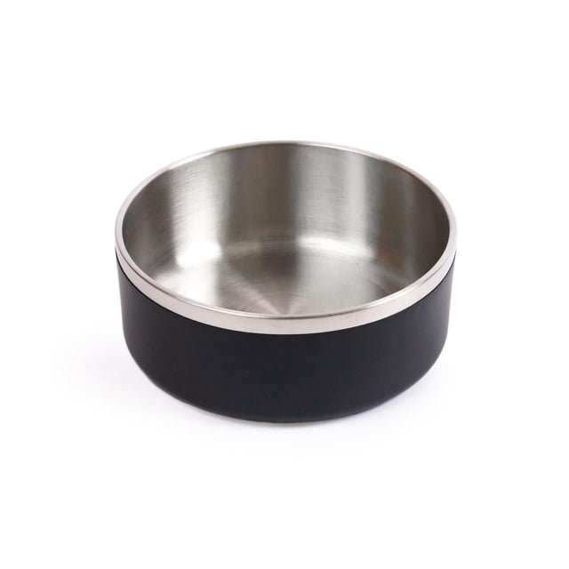 One Paw, Small Double Stainless Steel Dog Bowl, 1.3L (44 oz)