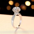 thumbnail image 4 of TopLLC Rings Ladies Fashion Rose Flower Diamond Style Opening Adjusted Ladies ring, 4 of 9