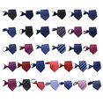 thumbnail image 3 of Male Soft Polyester Silk Necktie Men Business Stripe neck tie Polyester Wedding Ties Stripes Dots Pattern Neck Ties, 3 of 8
