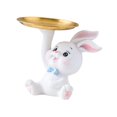 thumbnail image 2 of Abbracc 2Pcs Plateau de Rangement Statue Sculpture d'Ornement pour Salon de Levage Vert, 2 of 9