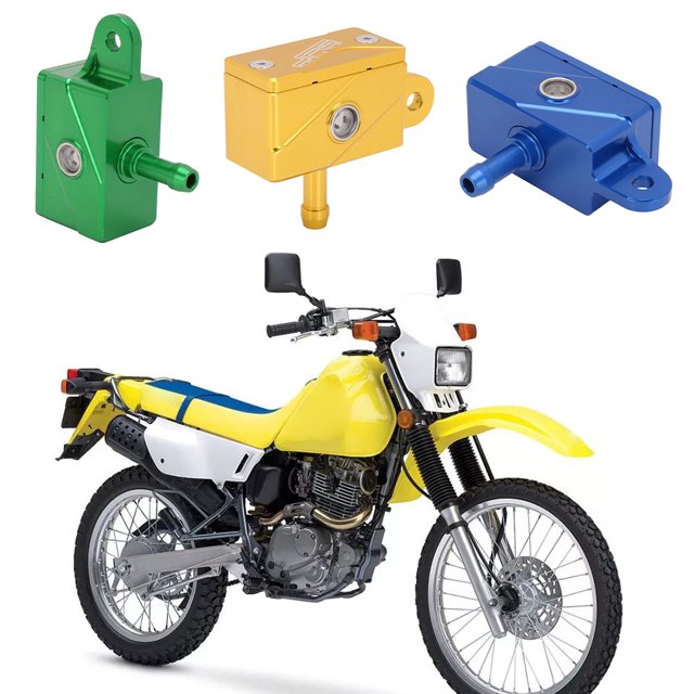 Becaristey Premium Motorcycle Rear Brake Master Cylinder Reservoir Cover Cap For Suzuki Long-lasting blue 1Set