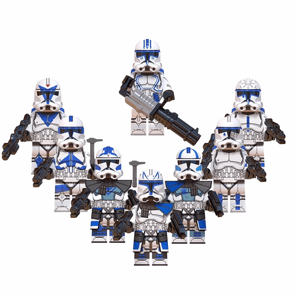 8 PCS Space Adventure Minifigure Building Block Set, Collectible Astronaut Movie Series Gift for Kids Fans of Action Figures Toys