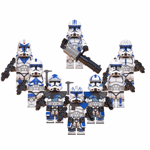 8 PCS Space Jeu de blocs de construction, film d'astronaute collectible Series Cadeau pour les enfants fans de figurines d'action jouets