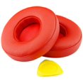 thumbnail image 3 of Geekria Coussinets d'Oreille de Remplacement pour Beats by Dr. Dre Solo3, Solo 3.0, 2 Rouge, 3 of 7