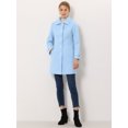 thumbnail image 3 of INSPIRE CHIC Manteaux Caban Trench d'Hiver pour Femmes à Col Peter Pan, 3 of 6