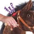 thumbnail image 4 of PonyCycle Ride-On Horse Toy for Kids, Plush Riding Pony with Sound & Hand Brake, Kid-Powered, Ages 3–4, Chocolate, Ux321, 4 of 10