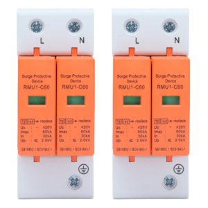 Mgaxyff Protector Arrester Device, SPD Surge Protective Devices 2Pcs For House For Electrical Appliances For Home