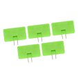 thumbnail image 1 of Adaptateurs de Voyage, Adaptateur de Prise 110-250V Rotation 180° pour PC Vert, 1 of 8