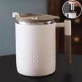 thumbnail image 1 of Travel Coffee Mug with Lid and Infuser, Stainless Steel Tea Strainer Thermos, 450ml Cup for Coffee and Tea, 1 of 5