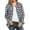 White, variant on Hamky Womens Shirts V Neck Tops Plaid Shirts For Women Long Sleeve Button Down Christmas Fall Jacket Long Sleeve Shirts for Women Blouses for Women Blue S