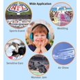 thumbnail image 3 of Adjustable Folding Ear Defenders Kids Noise Reduction Hearing Protector Earmuffs, 3 of 5