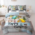 thumbnail image 1 of YST Happy Camping Kids Comforter Set Rustic Farmhouse Style, Queen Size (7 Count), 1 of 5