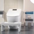 thumbnail image 1 of Yeciiwht Toilet Stool Squatting Poop Stool Bathroom Squatty Potty Step Stool, Toilet Assistance Step Stool Fits All Toilets Detachable Stackable Stool, 1 of 7