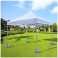 thumbnail image 1 of 2 Pcs Sacs de Sable en Toile Oxford, Sacs de Sable pour gazebo, Sacs de Poids pour gazebo, Base pour Parasol, Sacs de Poids pour Fournitures d'Extérieur, Gris, 1 of 9