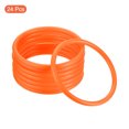 thumbnail image 3 of Unique Bargains 8.5cm Plastic Carnival Ringtoss Rings Hoop Party Favor Game, Orange 24 Pack, 3 of 5