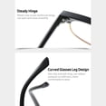 thumbnail image 2 of Anti Blue-ray Glasses Universal Blue Light Blocking Glasses Fatigue Proof Lightweight Eye Protection Glasses Black+Silver, 2 of 7