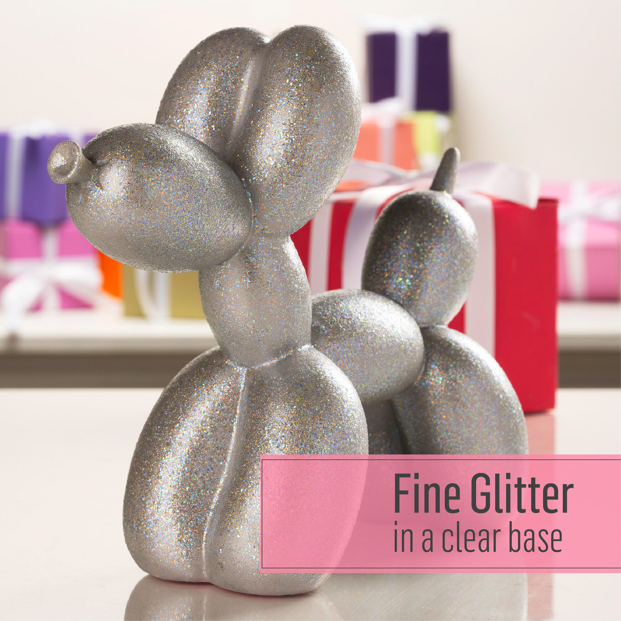 FolkArt Glitterific Fine Peinture acrylique pour artisanat, fini pailleté, Or, 2 oz liq.