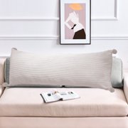 Meitianfacai Cool Body Pillows for Adults Extra Long Pillows for Bed Shredded Memory Foam Full Pillows Pillowcase + Pillow Core--Zipper Type(White)