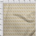 thumbnail image 2 of oneOone Cotton Silk Dark Mustard Fabric Floral Block Craft Projects Decor Fabric Printed By The Yard 42 Inch Wide, 2 of 4