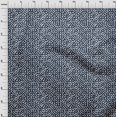 thumbnail image 4 of oneOone Viscose Jersey Navy Blue Fabric Block Sewing Material Print Fabric By The Yard 60 Inch Wide-2Q, 4 of 5