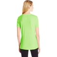 thumbnail image 3 of Hanes T-Shirt Col en V pour Femmes X-Temp, L, Néon Lime Chiné, 3 of 3