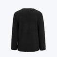 thumbnail image 5 of Trendy Fuzzy Sweaters for Women Button Down Open Front Cardigan Loose Outerwear Cardigan with Pockets, 5 of 5
