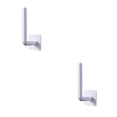 thumbnail image 1 of Thinsony White All-Occasion Wall-Mounted Rack - Hang Anything With Ease No Tools Needed Puch-free Installation Easy To Install with Tape 2Set, 1 of 6