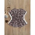 thumbnail image 2 of Kmbangi Robe de Plage pour Filles Tout-Petits Col Rond Manches Chauve-Souris Courtes une Pièce Été Décontracté Style Ample 0-5T, 2 of 9