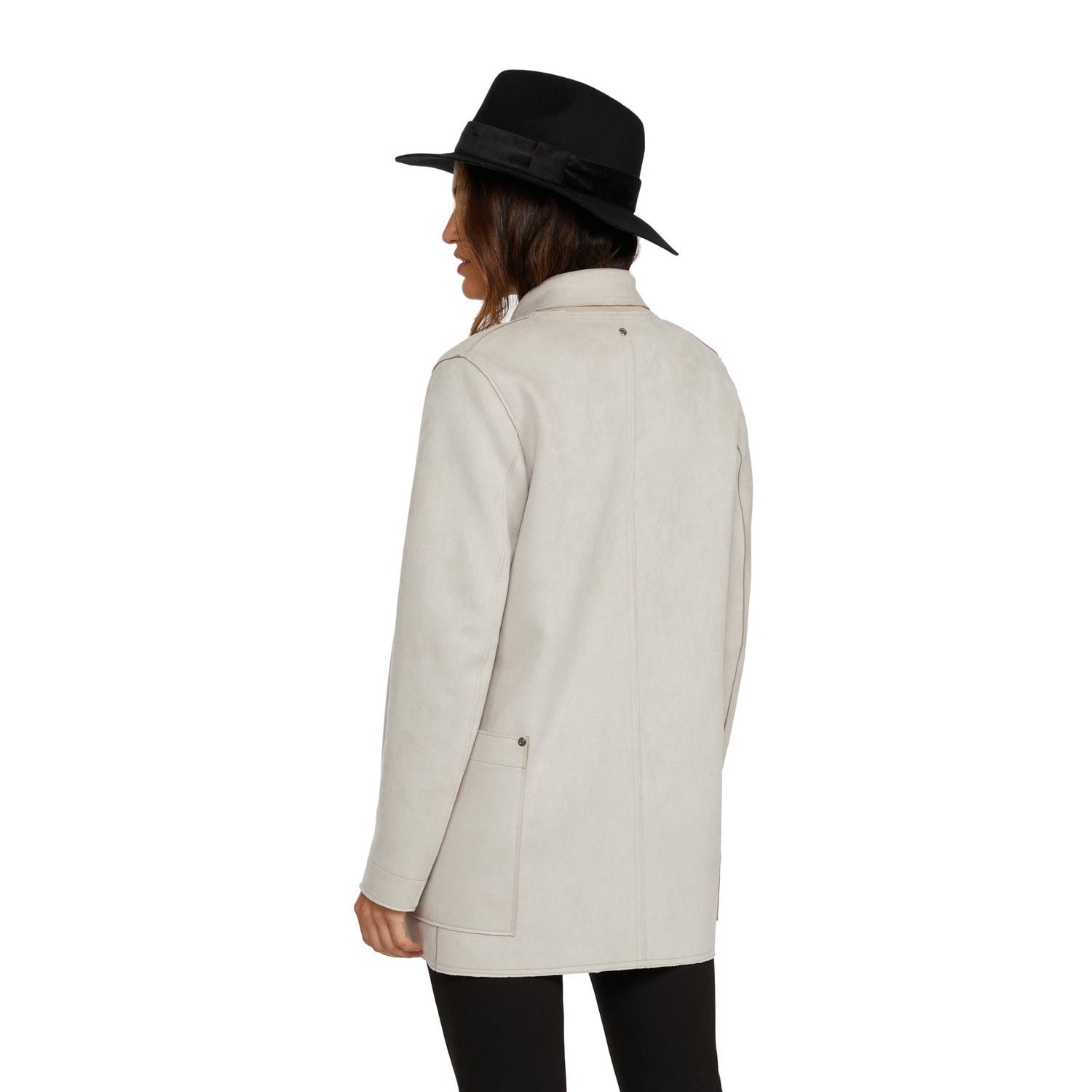 Mexx veste en faux daim pour femmes