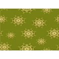 thumbnail image 1 of Ahgly Company Machine Washable Indoor Rectangle Transitional Green Area Rugs, 2' x 3', 1 of 7