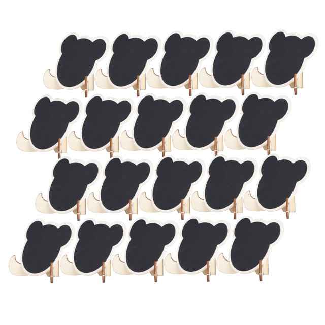 Noref Wood Mini Chalkboard Signs Place Cards Small Blackboard Weddings Parties Decor