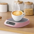 thumbnail image 2 of TIELUTT Chauffe-Tasse à Café pour Bureau Chauffe-Tasse à Café avec Contrôle de la Température pour Chargeurs de Bureau 6 Napperons de Table et Tapis Napperons Rigides pour Table à Manger Grands Napperons Ronds 4 Napperons pour Tables d'Appoint, 2 of 5