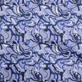 thumbnail image 1 of oneOone Polyester Lycra Blue Fabric Abstract Sewing Material Print Fabric By The Yard 56 Inch Wide, 1 of 4
