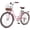 Pink, variant on Viribus Women's Bike 26 Inch Beach & City Cruiser Bicycle with 7 Speed Basket Mint