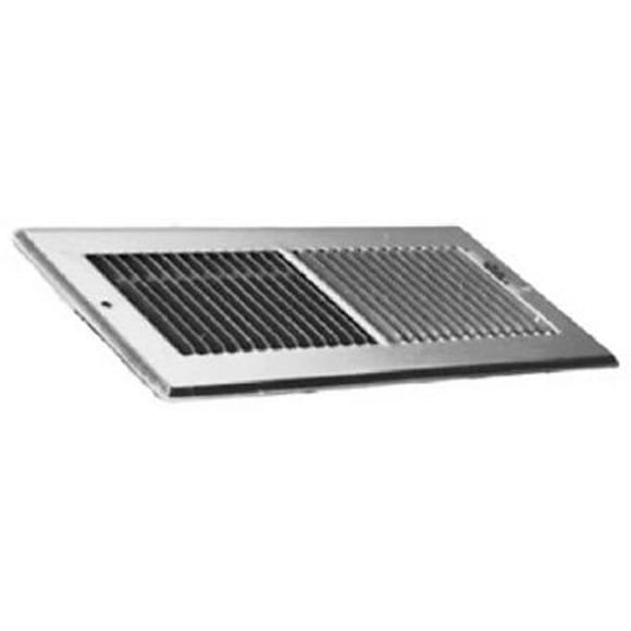 American Metal Products 456B4X8 Brown Mobile Home Floor Register- 4 x 8 in